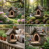 Tree Stump Bird Feeder Ornament