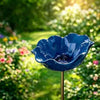 Metal Flower Bird Bath Garden Stake