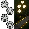 Solar Paw Print Pathway Lights