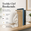 3D Printed Treble Clef Bookends