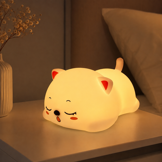 Snoring Cat Night Light