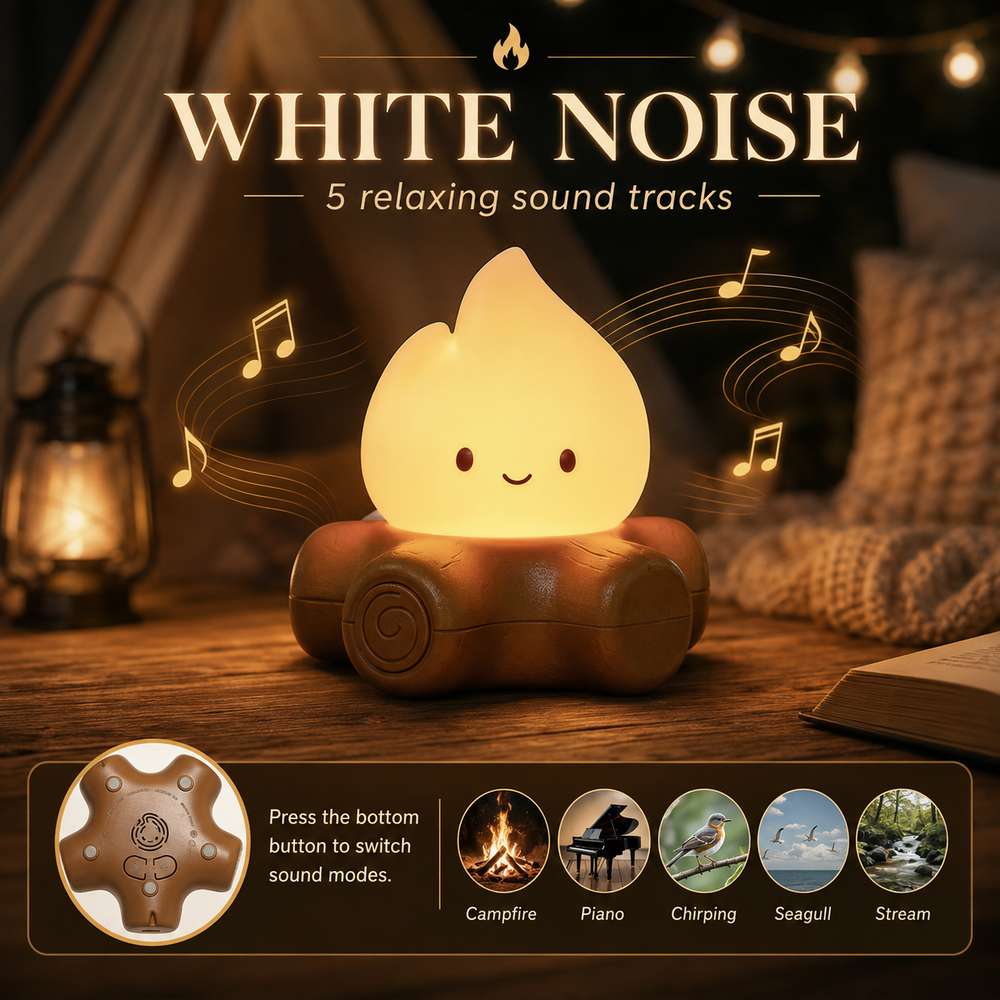 Campfire Night Light