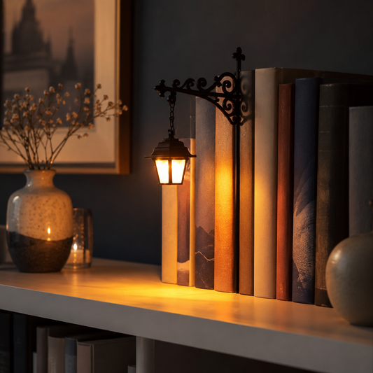Retro Hanging Street Lamp Wall Decor