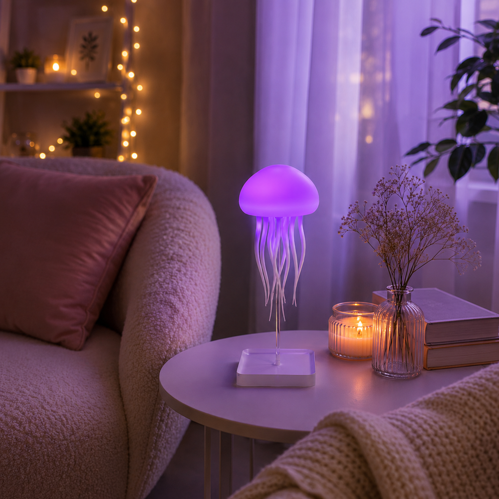 LED Jellyfish Night Light
