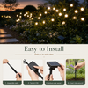 Solar firefly garden lamp outdoor setup guide