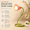 Rechargeable Floral LED Desk Lamp
