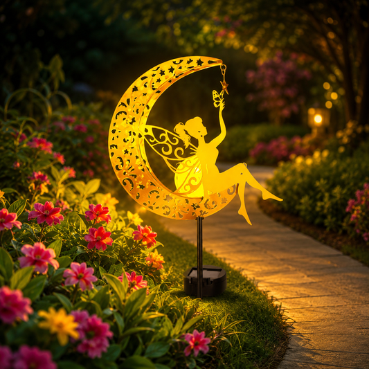 Magical Crescent Fairy Garden Light
