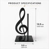 3D Printed Treble Clef Bookends