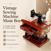 Vintage Sewing Machine Music Box