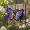 Decorative solar butterfly light for garden pathways and flower beds