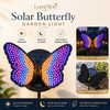 LumiAlori Solar Butterfly Garden Light for patio and garden decor