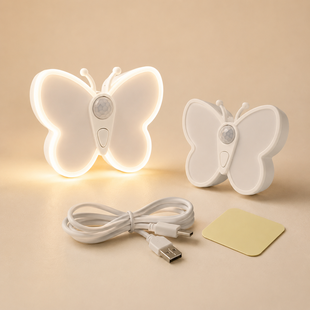 Acrylic Butterfly Motion Sensor Night Light