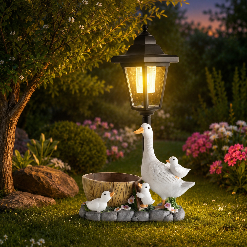 Solar Duck Garden Light