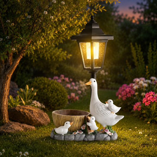 Solar Duck Garden Light