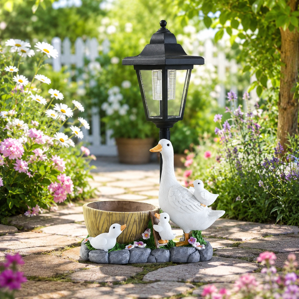 Solar Duck Garden Light